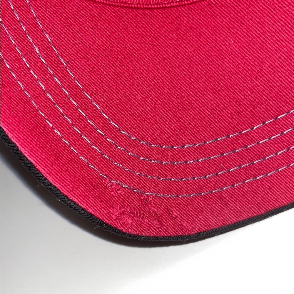 True Religion Black Hat with Blue and Red Details